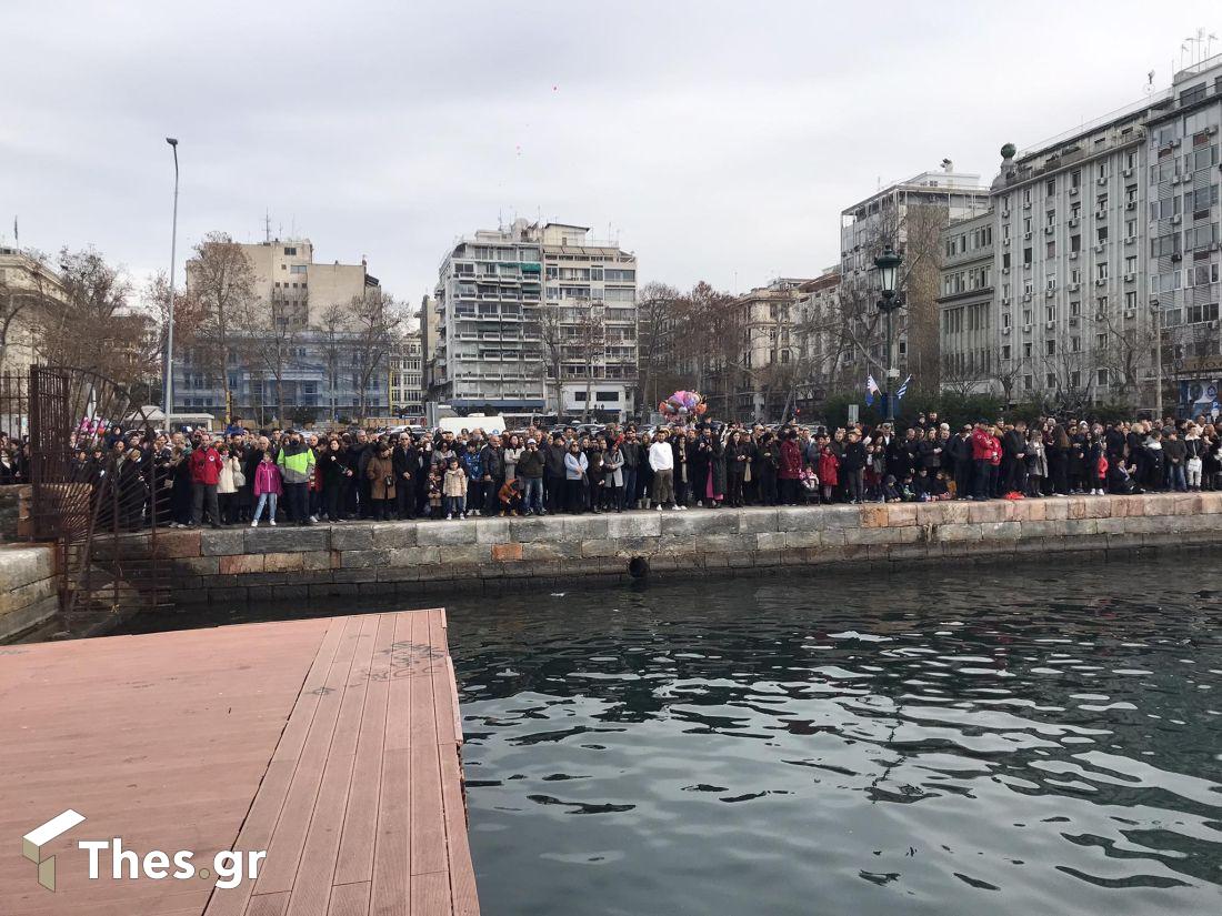 Θεσσαλονίκη Θεοφάνεια Θεοφάνια παραλία κόσμος