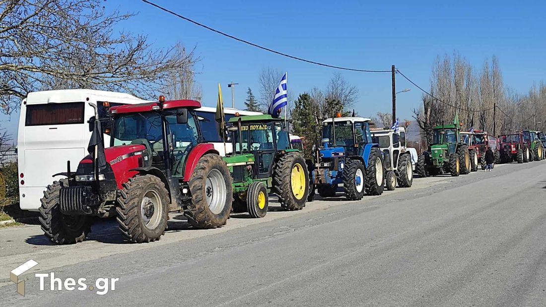 αγρότες τρακτέρ Θεσσαλία