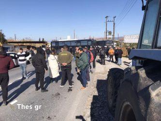 αγρότες πορεία κόμβος Επανομής Θεσσαλονίκη