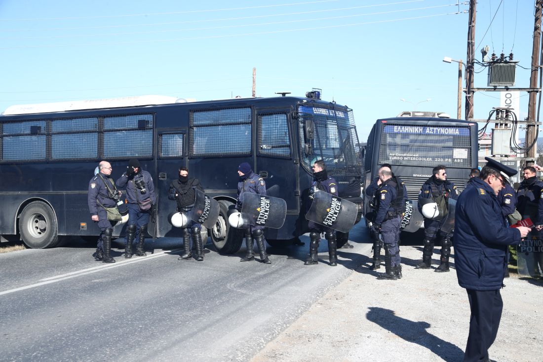 αγρότες πορεία κόμβος Επανομής