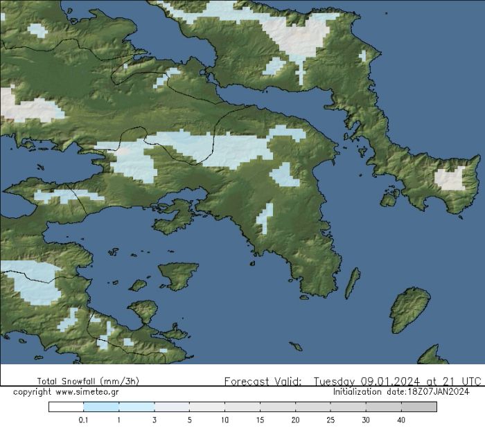 καιρός ψυχρή εισβολή Μαρουσάκης
