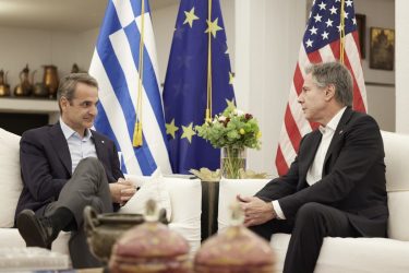 Μητσοτάκης σε Μπλίνκεν: «Οι σχέσεις Ελλάδας-Αμερικής είναι στο καλύτερο σημείο που υπήρξαν ποτέ» (ΒΙΝΤΕΟ & ΦΩΤΟ)