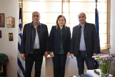 Συνάντηση Μπισμπινά-Σταυριανουδάκη για τα έργα του δήμου Δέλτα (ΦΩΤΟ)
