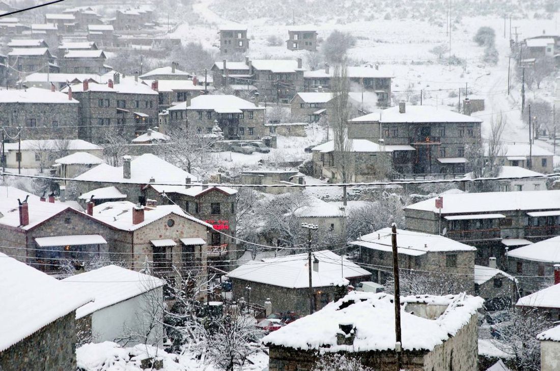 Παλαιός Αγιος Αθανάσιος Καϊμακτσαλάν χιόνι χιόνια Μακεδονία