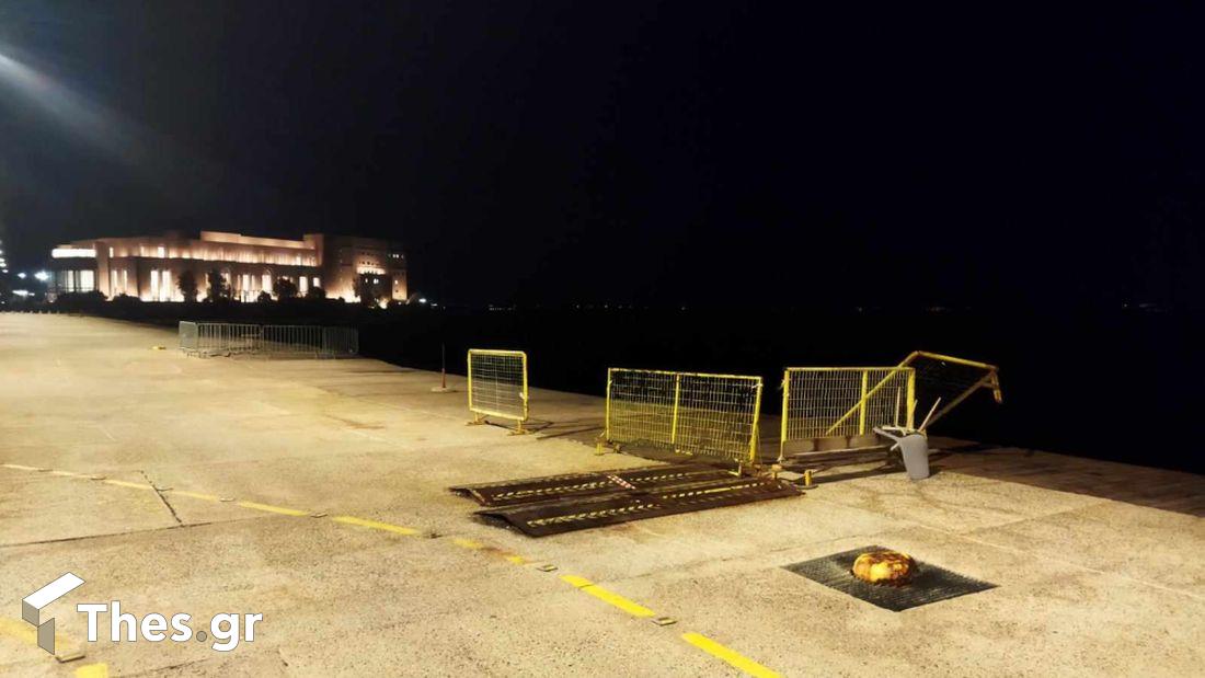 Νέα Παραλία Θεσσαλονίκη κίνδυνος επικίνδυνο σημείο Βέλος