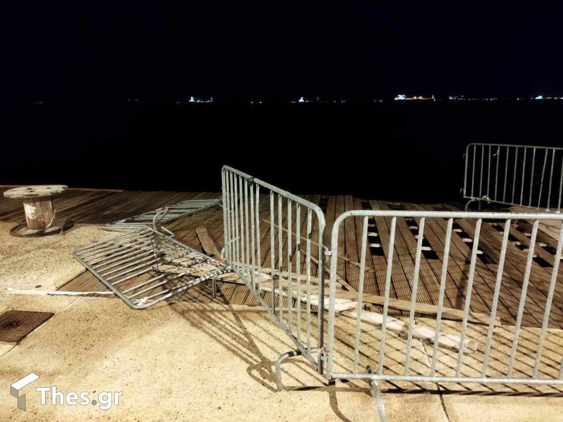 Νέα Παραλία Θεσσαλονίκη κίνδυνος επικίνδυνο σημείο Βέλος