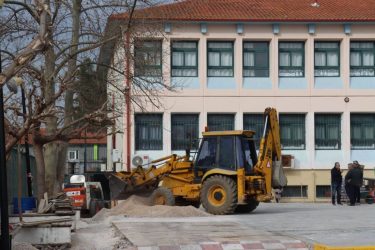 Δήμος Νεάπολης-Συκεών: Συνεχίζονται οι εργασίες αποκατάστασης στο σχολείο μετά την καθίζηση (ΦΩΤΟ)