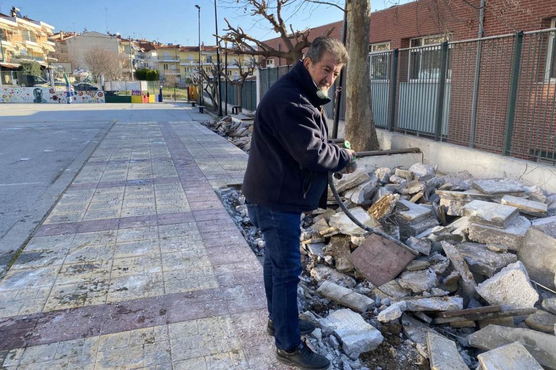 σχολείο Θεσσαλονίκη ζημιές 