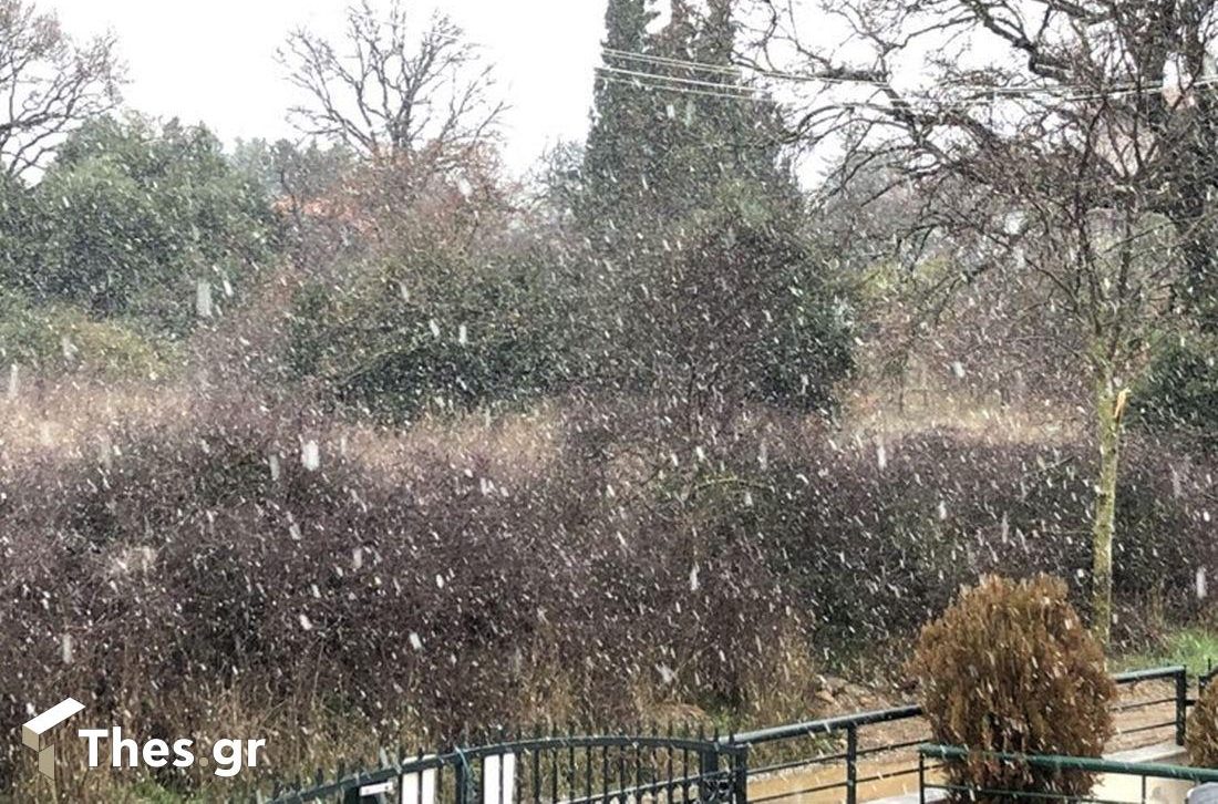 Φίλυρο Θεσσαλονίκη χιόνι