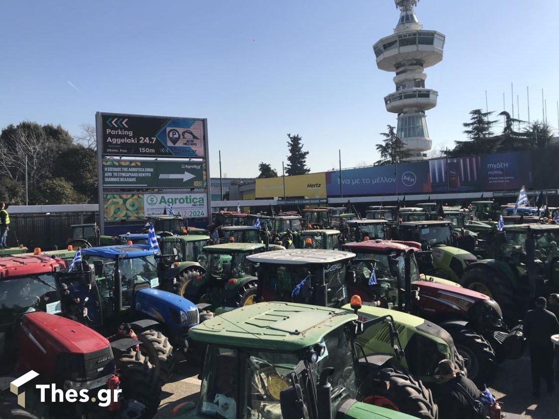 Θεσσαλονίκη αγρότες τρακτέρ Agrotica