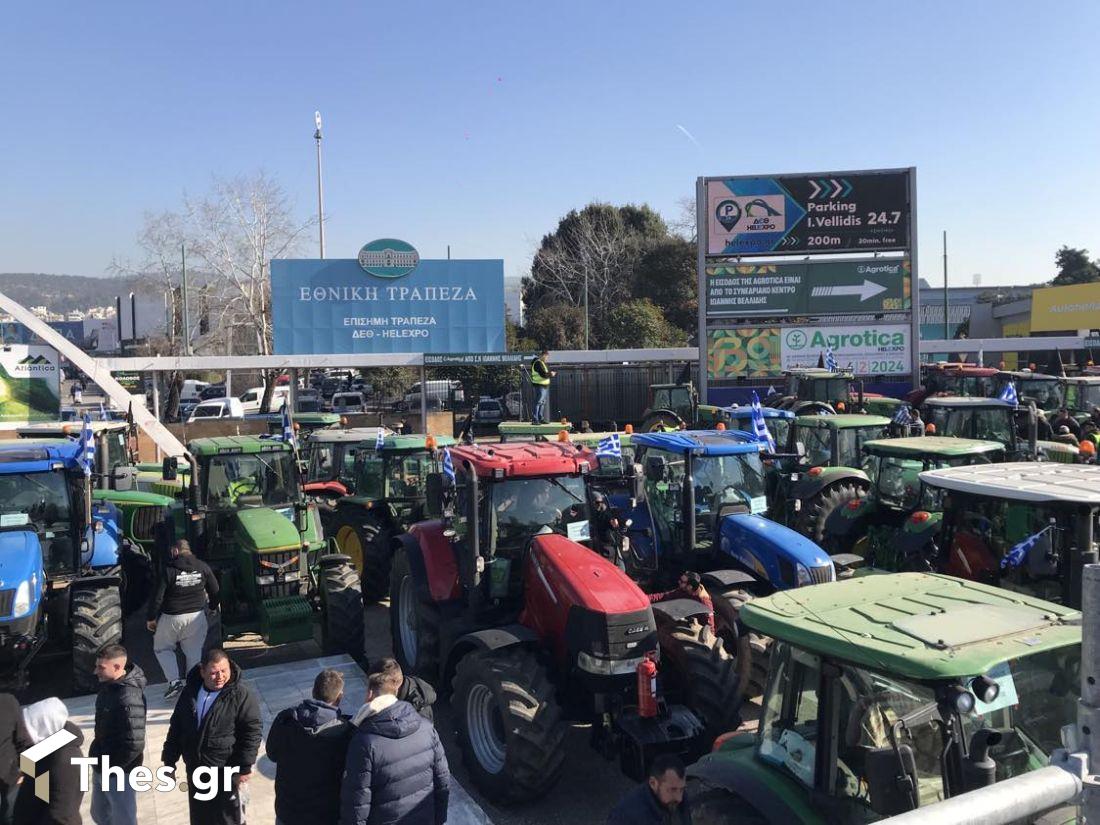 Θεσσαλονίκη αγρότες τρακτέρ Agrotica