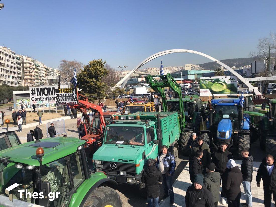 Θεσσαλονίκη αγρότες τρακτέρ Agrotica