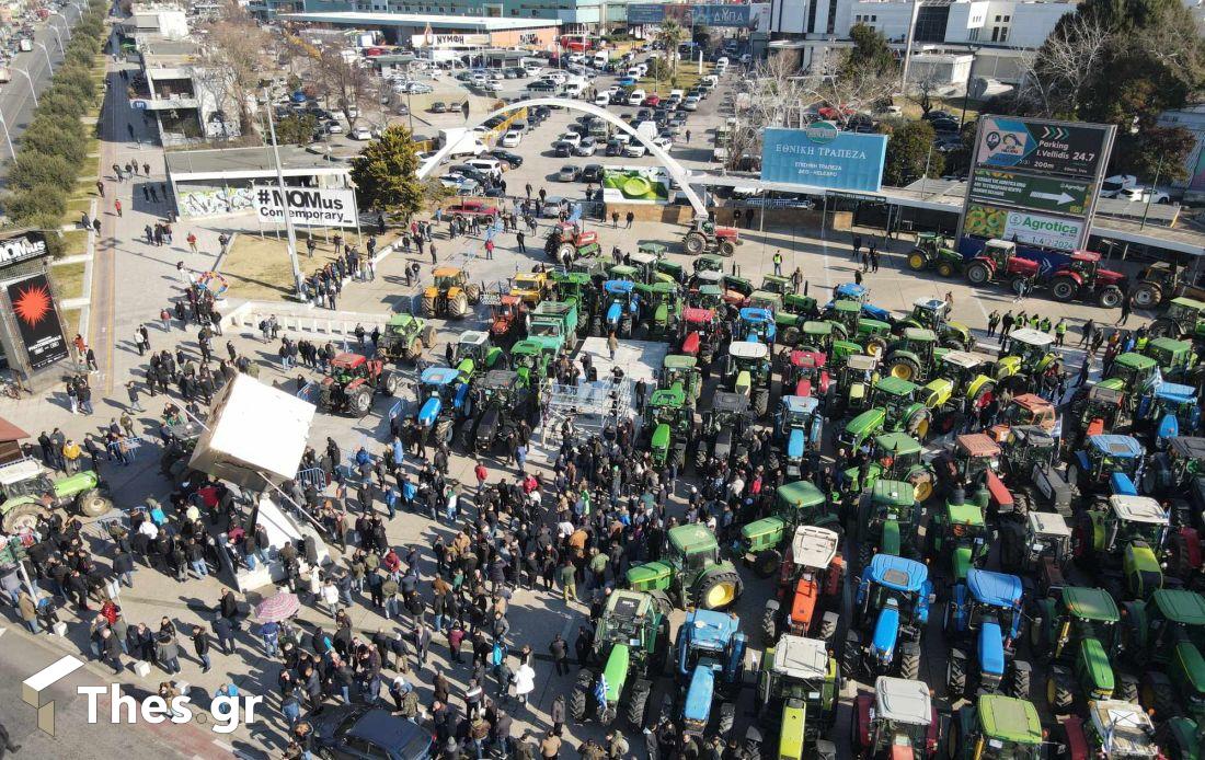 Θεσσαλονίκη αγρότες τρακτέρ Agrotica