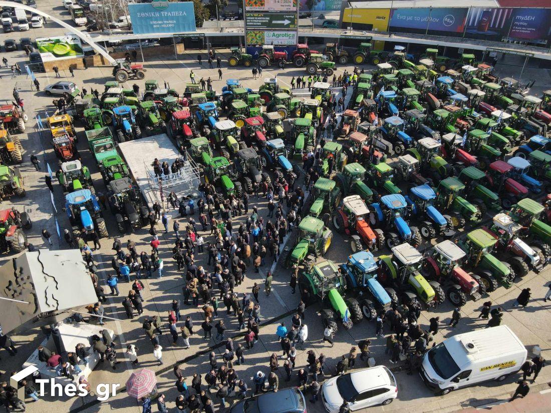 Θεσσαλονίκη αγρότες τρακτέρ Agrotica
