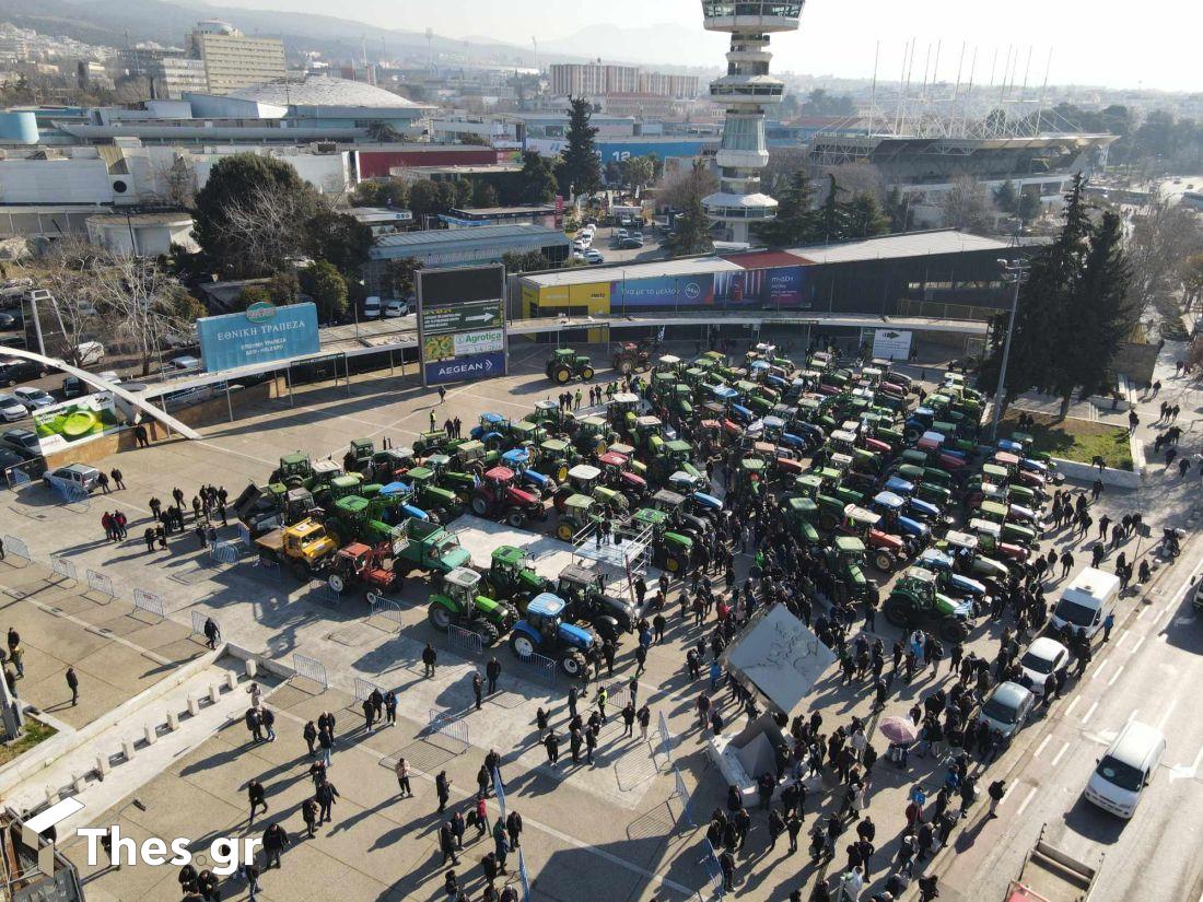 Θεσσαλονίκη αγρότες τρακτέρ Agrotica