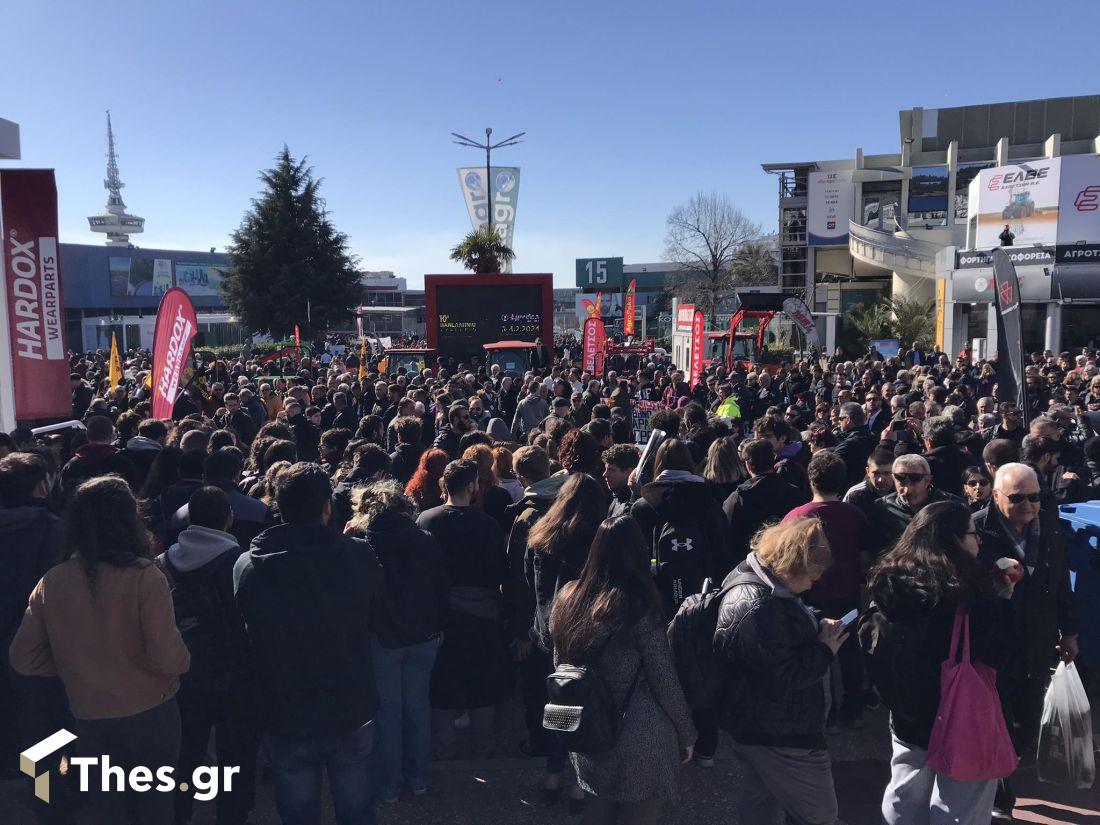 αγρότες συλλαλητήριο ΔΕΘ Agrotica πορεία Θεσσαλονίκη