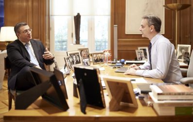 Mε τον Μητσοτάκη συναντήθηκε ο Τζιτζικώστας (ΦΩΤΟ)