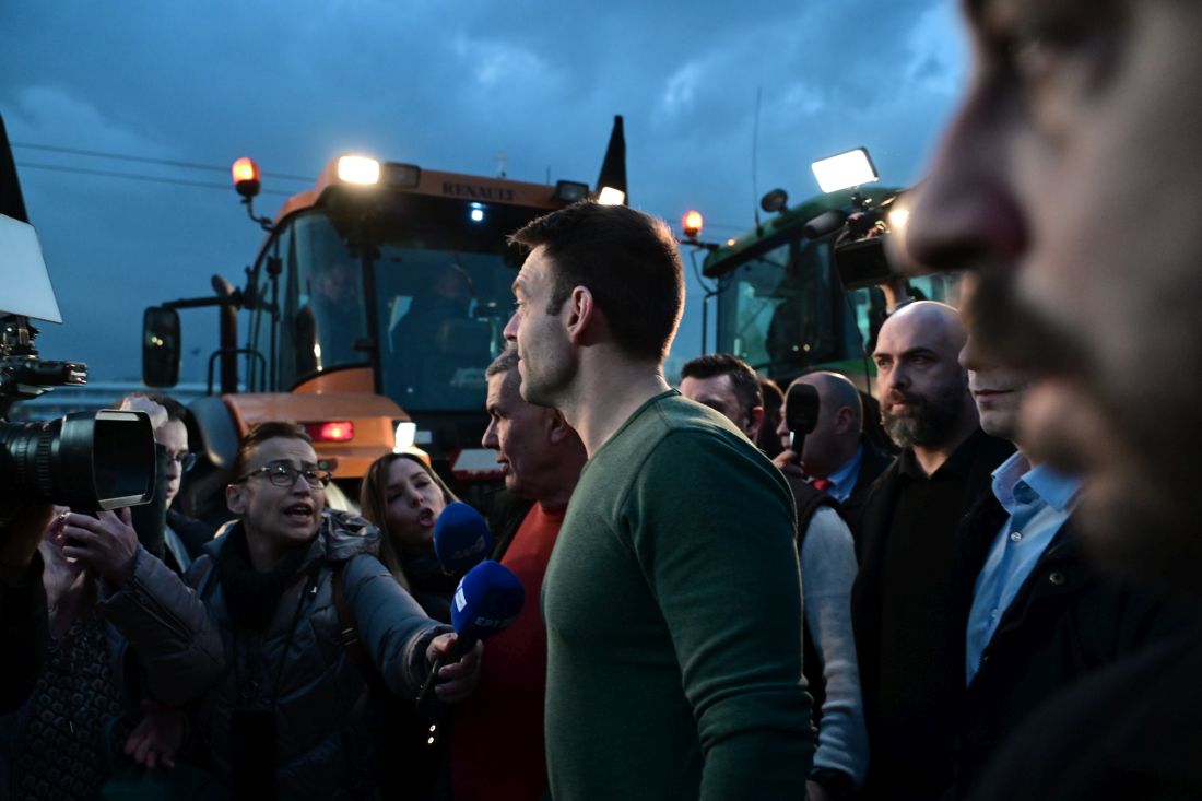 Αθήνα αγρότες τρακτέρ Σύνταγμα συλλαλητήριο Κασσελάκης