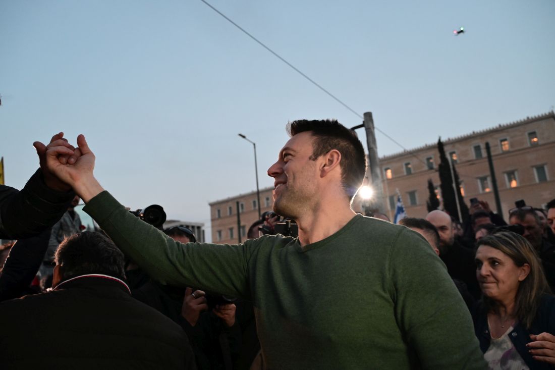 Αθήνα αγρότες τρακτέρ Σύνταγμα συλλαλητήριο Κασσελάκης