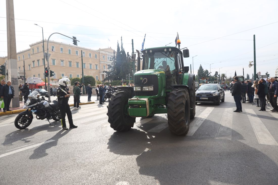 Αγρότες Σύνταγμα συλλαλητήριο 