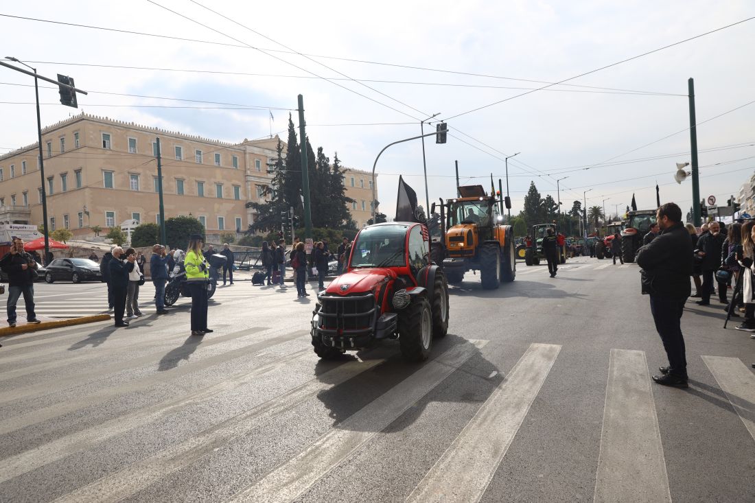 Αγρότες Σύνταγμα συλλαλητήριο 