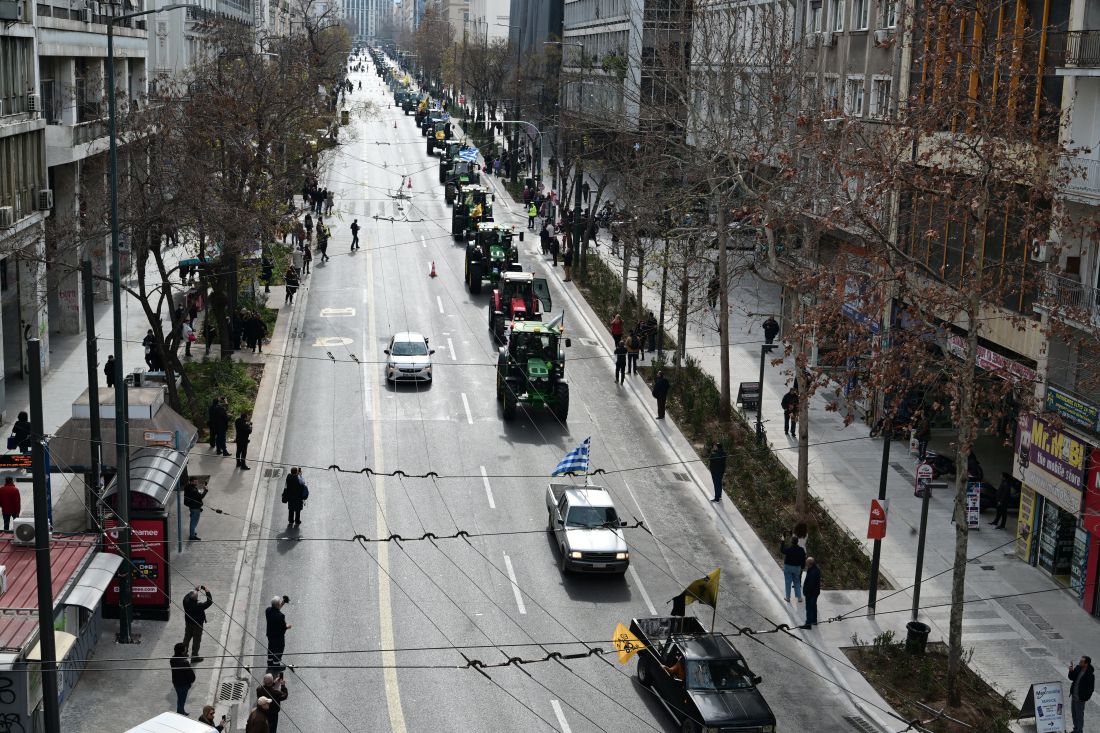 Αγρότες Σύνταγμα συλλαλητήριο 