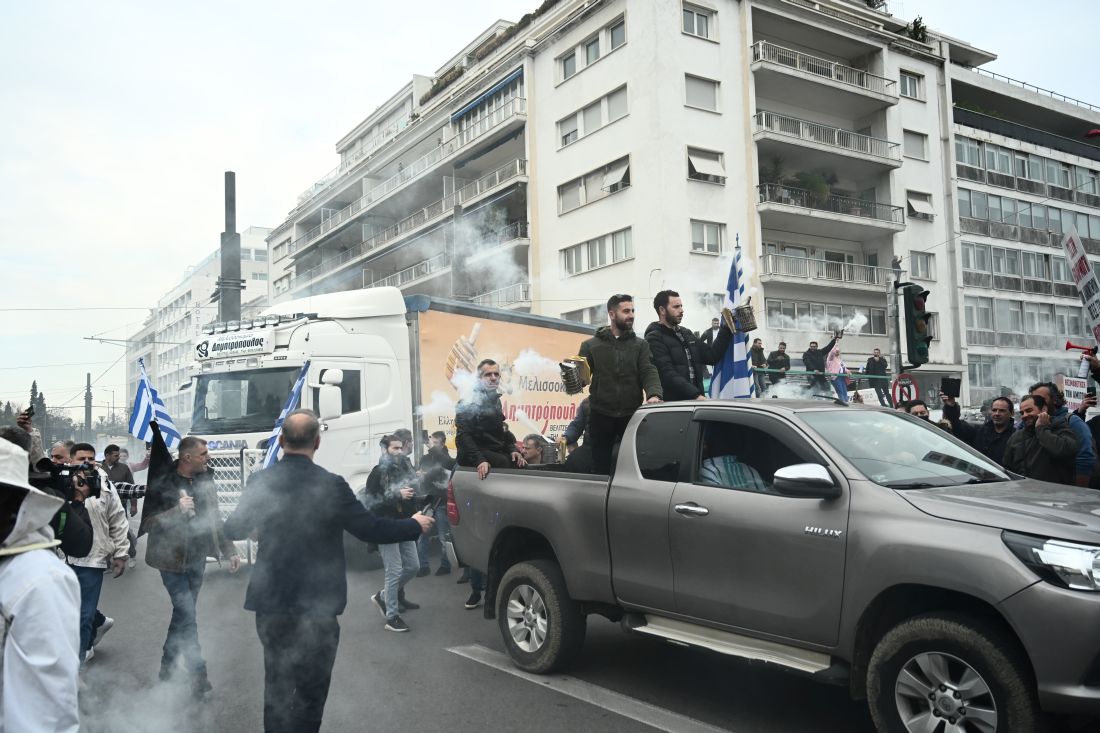 Σύνταγμα μελισσοκόμοι συλλαλητήριο