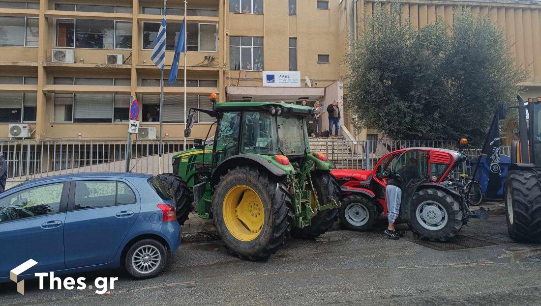 Λάρισα αγρότες τελωνείο 