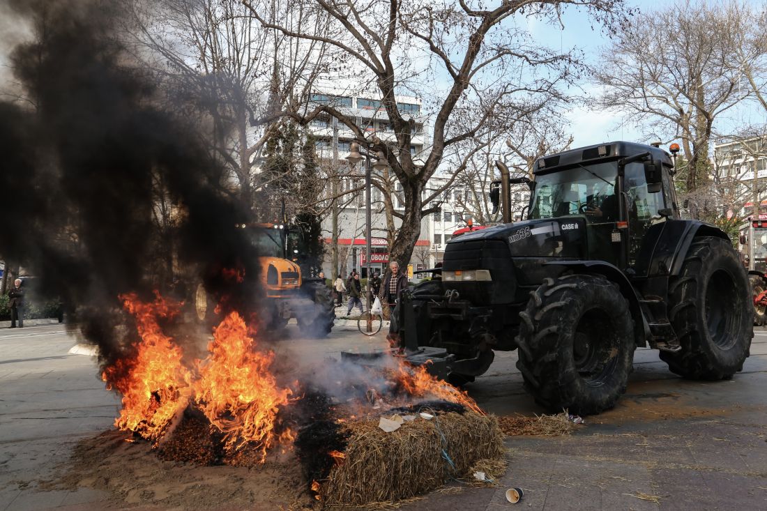 Λάρισα αγρότες 