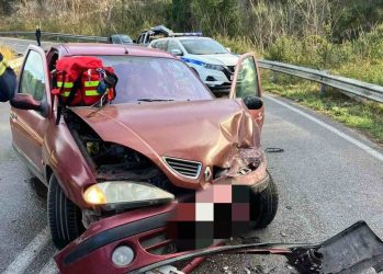 Στο νοσοκομείο δύο άτομα μετά από τροχαίο στην Σίβηρη Χαλκιδικής