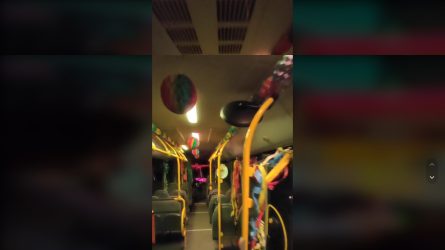 Viral το αποκριάτικο λεωφορείο στην Θεσσαλονίκη (ΒΙΝΤΕΟ)