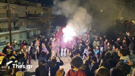 Γλέντι Τσικνοπέμπτης από τους φίλους του Ηρακλή στις “κυανόλευκες” 40 Εκκλησιές  (ΒΙΝΤΕΟ & ΦΩΤΟ)
