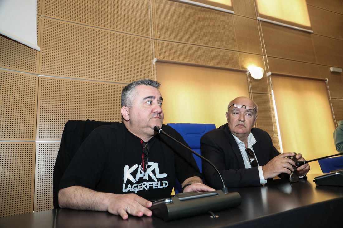 Συνάντηση στην Λάρισα, των οικογενειών των θυμάτων της σύγκρουσης των αμαξοστοιχιών στα Τέμπη όπου συζητήθηκαν οι εξελίξεις γύρω από την υπόθεση, Κυριακή 31 Μαρτίου 2024.