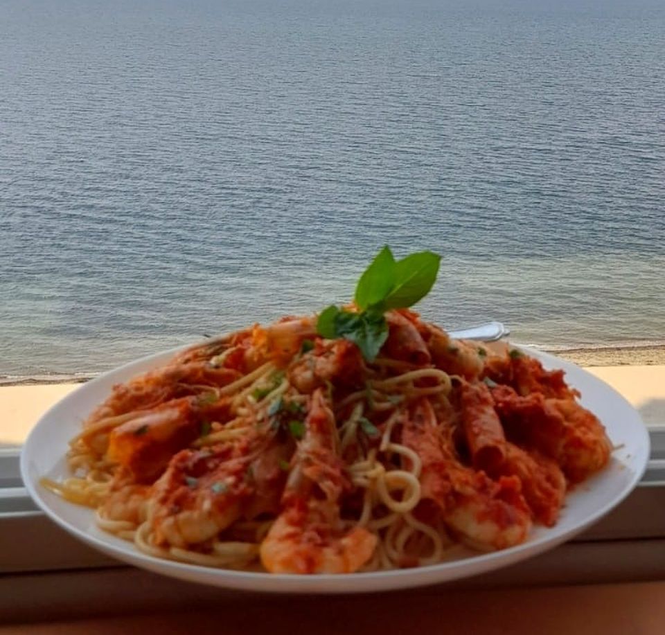 Αγνάντι Παραλία Επανομής Επανομή Θεσσαλονίκη ταβέρνα εστιατόριο φαγητό θέα θάλασσα θαλασσινά μαγειρευτά