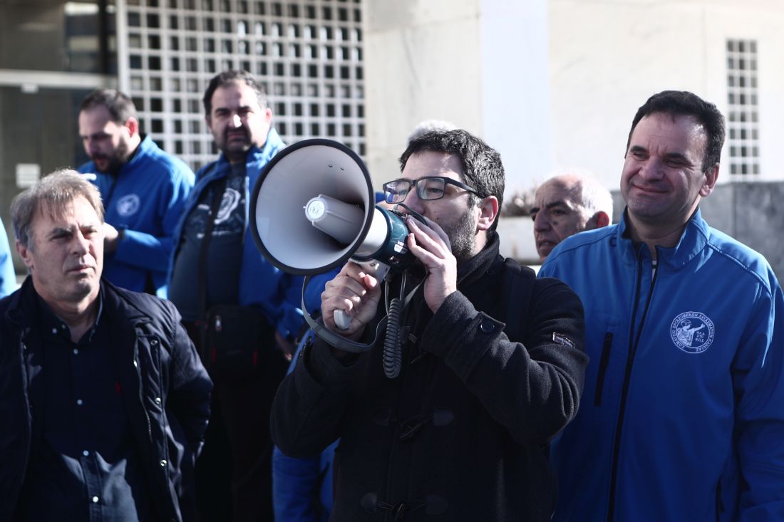 συγκέντρωση εργαζόμενοι «Λιπάσματα Καβάλας»