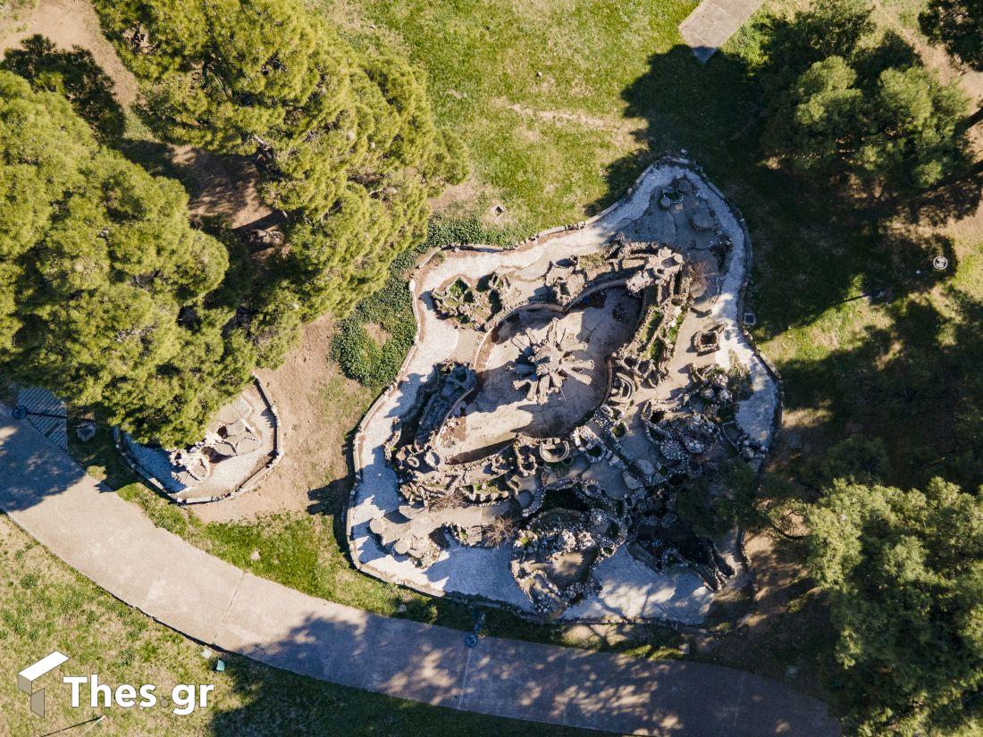 Πάρκο Κήποι του Πασά Θεσσαλονίκη Κήποι του Νοσοκομείου Θεσσαλονίκη drone