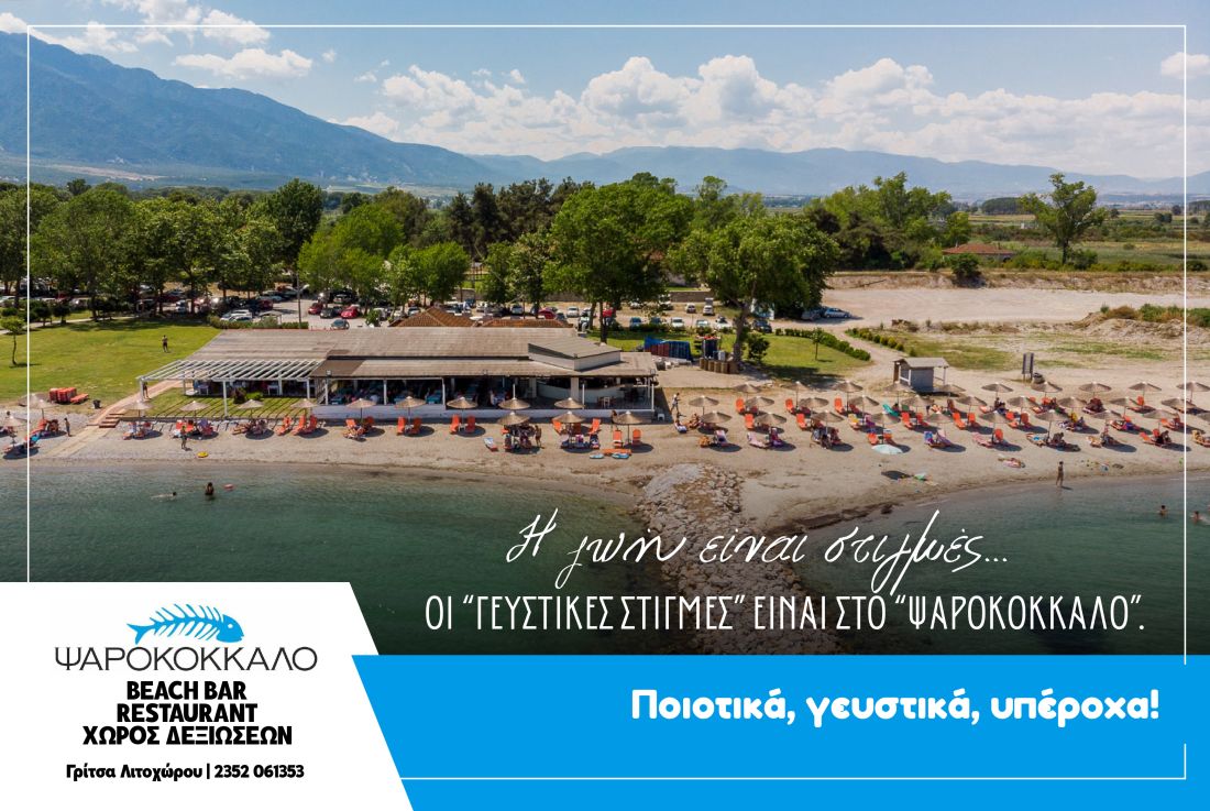 ΨΑΡΟΚΟΚΚΑΛΟ (Beach bar | Restaurant), Παλιός Σιδ. Σταθμός Γρίτσα Λιτοχώρου φαγητό θάλασσα παραλία θαλασσινά Πιερία 