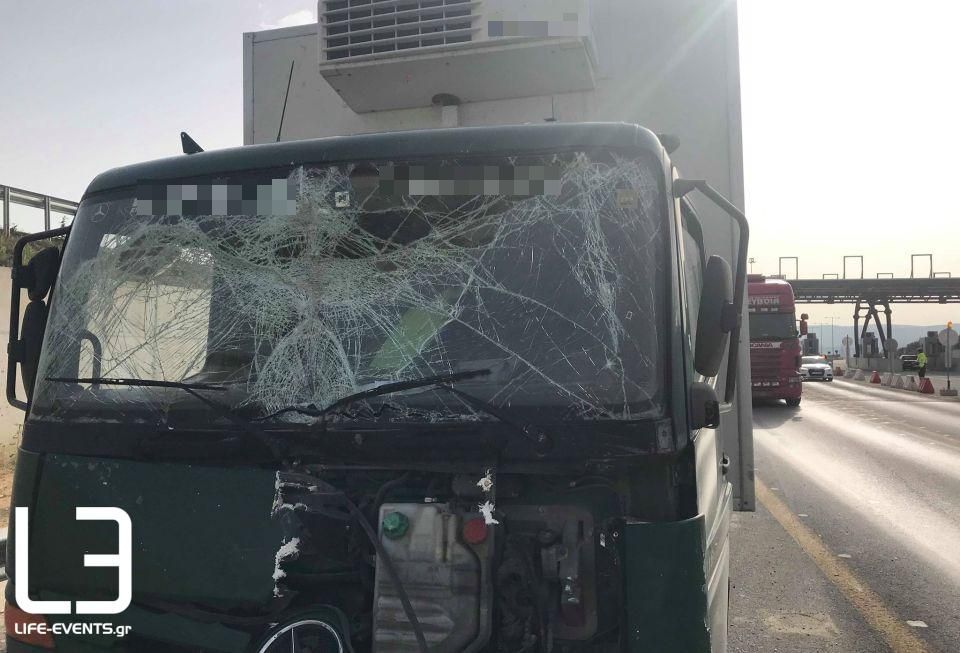 παράσυρση πεζού φορτηγό Θεσσαλονίκη
