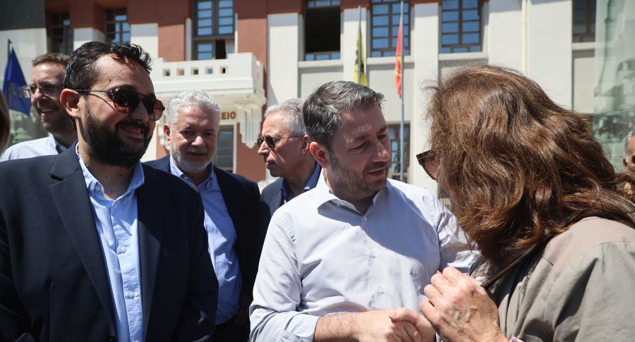 Ανδρουλάκης επίσκεψη στην Καλαμαριά