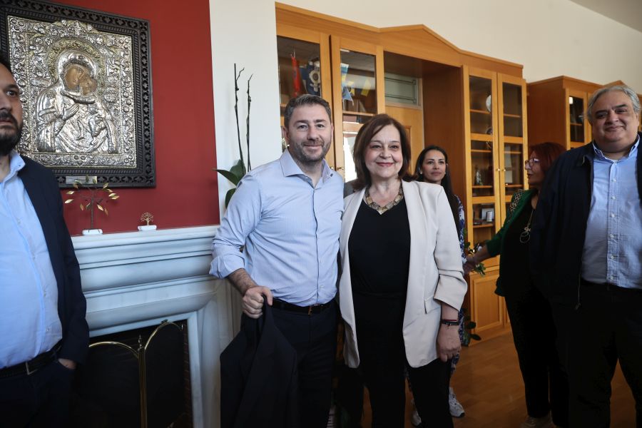 Ανδρουλάκης επίσκεψη στην Καλαμαριά