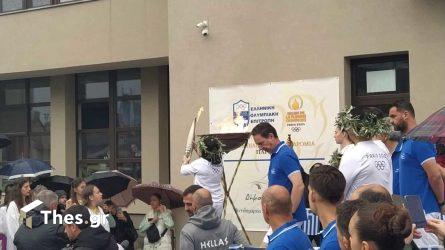 Η Ολυμπιακή Φλόγα στην σκιά του Παγγαίου Ορους (ΒΙΝΤΕΟ & ΦΩΤΟ)