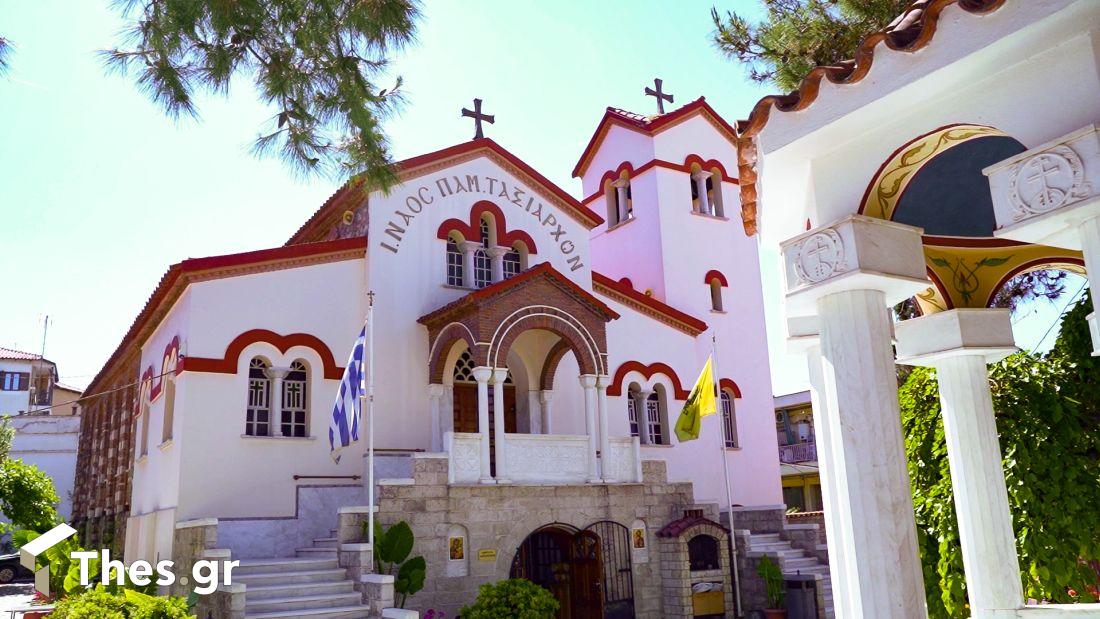 Ιερός Ναός Ταξιαρχών Ανω Πόλη Θεσσαλονίκη Παμμεγίστων Ταξιαρχών εξωτερικό Πάσχα 