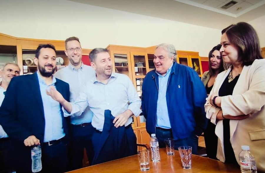 Ανδρουλάκης συνάντηση με Αράπογλου στην Καλαμαριά