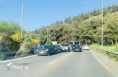 Θεσσαλονίκη: Καραμπόλα τριών αυτοκινήτων στον κόμβο Νεάπολης (ΦΩΤΟ)