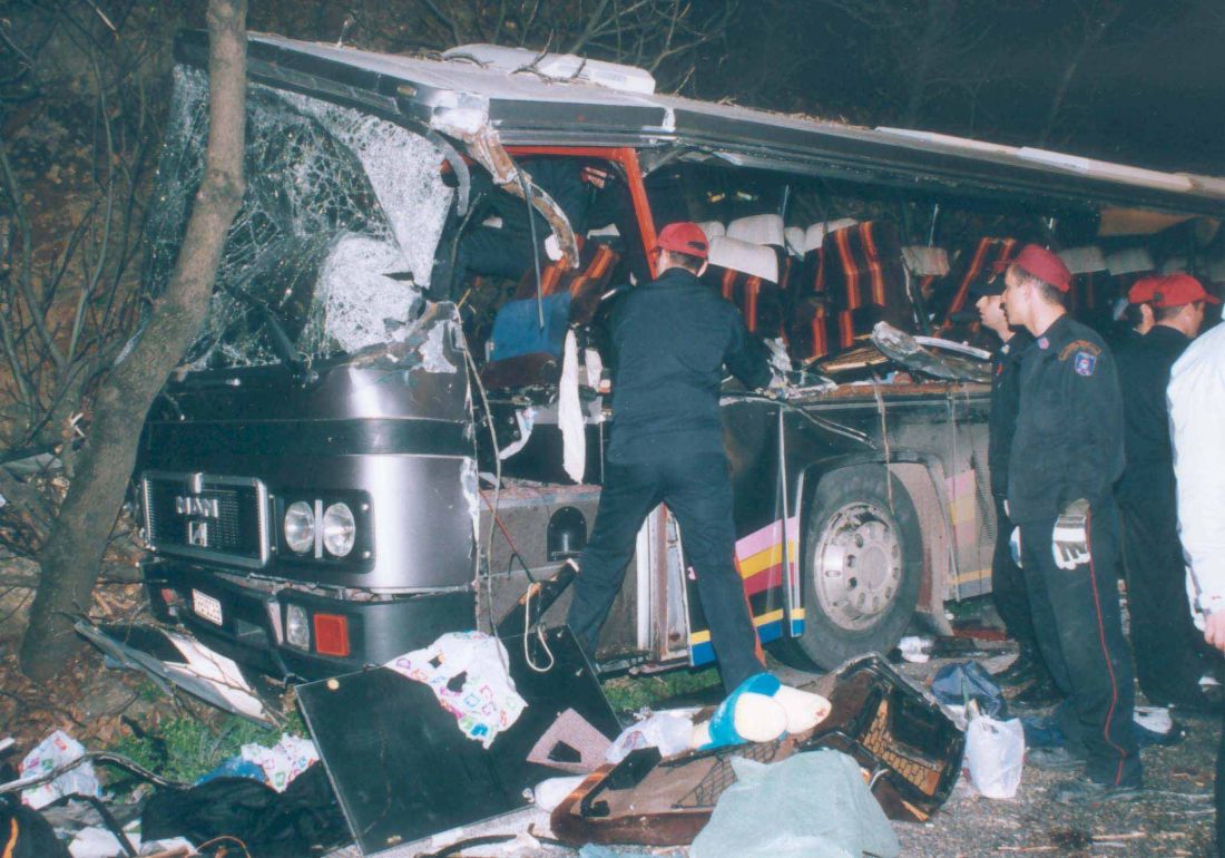 δυστύχημα στα Τέμπη 2003 όπου σκοτώθηκαν 21 μαθητές