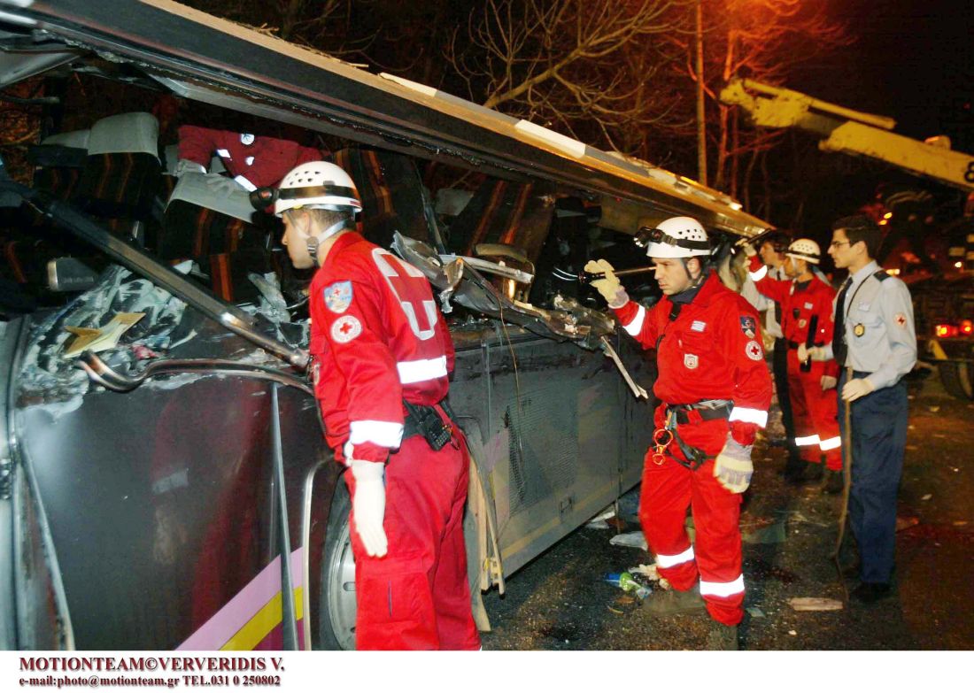 δυστύχημα στα Τέμπη 2003 όπου σκοτώθηκαν 21 μαθητές