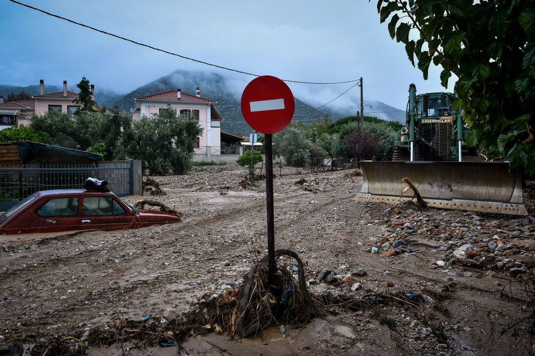 Βόλος καταστροφές πλημμύρες