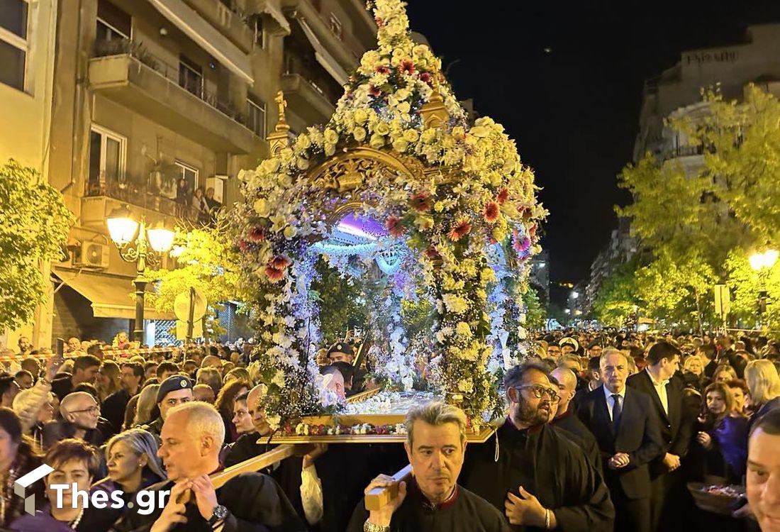Επιτάφιος Μητρόπολη Θεσσαλονίκη πλατεία Αριστοτέλους