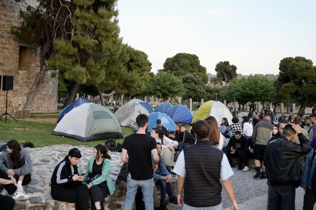 Θεσσαλονίκη διαμαρτυρία υπέρ της Παλαιστίνης
