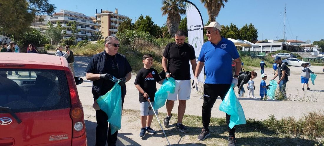 Καλαμαριά καθαρισμός ακτής 